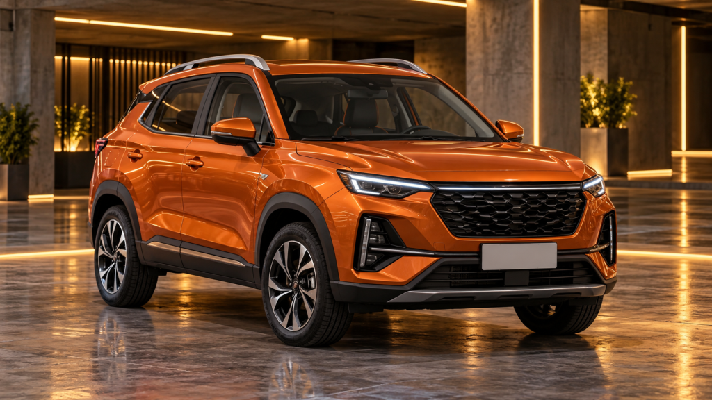 Нейтральное изображение автомобиля без логотипов для страницы выкупа Changan CS35 Plus