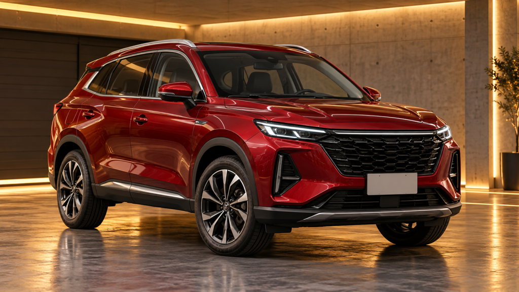 Нейтральное изображение автомобиля без логотипов для страницы выкупа Changan CS55 Plus