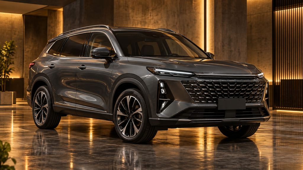 Нейтральное изображение автомобиля без логотипов для страницы выкупа Changan CS75 Plus
