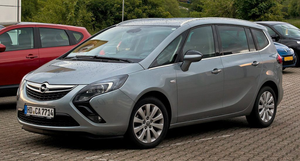 Opel Zafira — внешний вид